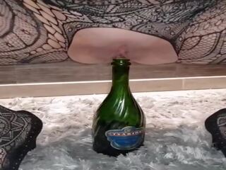 Bottle of Champagne Insertion, Free Free Xnnxx HD adult clip 61
