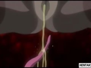 Animasi pornografi blondie tertangkap dan kacau oleh monster dan tentakel