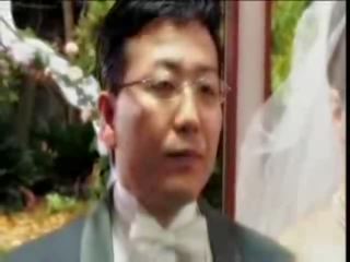 Японки булка майната от в право на сватба ден
