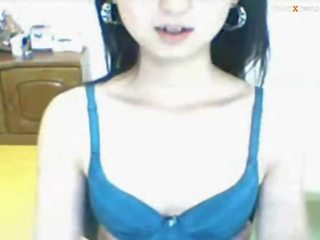 Asiática jovem grávida senhora webcam filme
