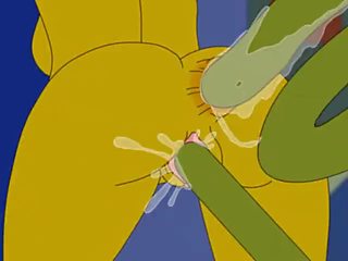 Simpsons adulto vídeo marge simpson e tentáculos