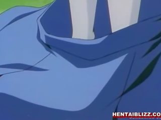 Encadenada hentai consigue tentáculo taladrada coño