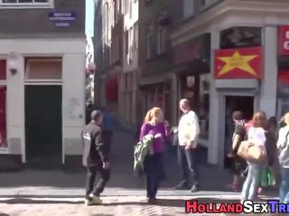 Holenderskie streetwalker jizzed
