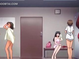 Veľký titted anime x menovitý klip bomba jumps bodnutie na the dlážka