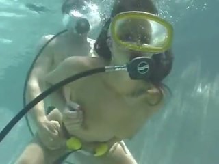 Underwater Scuba sex movie Daisy Duxxe Part3