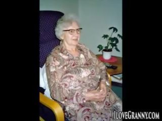 Ilovegranny kotitekoiset mummo slideshow video-: vapaa likainen video- 66