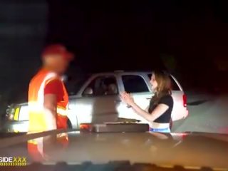 Roadside - utomhus pov roadside kön med en mechanic