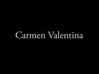 Prostitute Carmen Valentina embraces a big cock!
