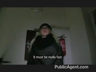PublicAgent - flirty lady in glasses fucked