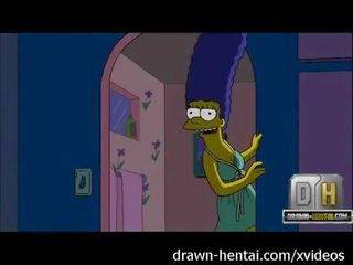 Simpsons may sapat na gulang video - malaswa klip gabi