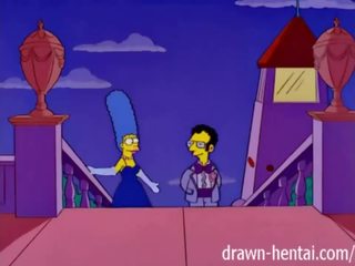 Simpsons x 额定 电影 - marge 和 artie afterparty