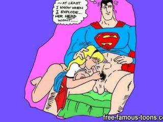 Superman ja supergirl orgioita