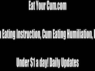 I Have the Perfect Cum Eating Punishment for You CEI.