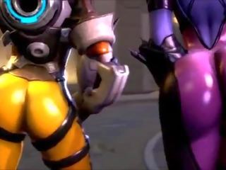 OverWatch is OverSexXed Tracer vs WidowMaker BOoty MadNess
