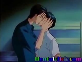 Hentai homosexual kahali-halinang bakla makakakuha ng hubad at fucked