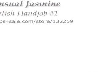 Sensual Jasmine - Fetish Handjob 1 - POV - Brush - Cream