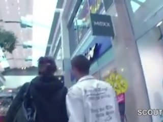 Young ceko rumaja fucked in mall for dhuwit by 2 german fellows