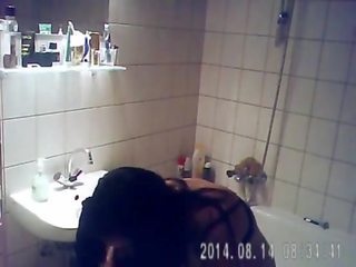 Caught Niece having a bath on hidden cam - iSpyWithMyHiddenCam.com