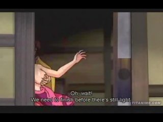 Fiery أحمر رئيس رسوم متحركة عشيقة انحنى خلال و مارس الجنس شاق
