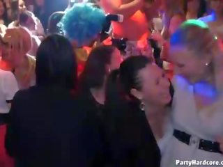 Drunk randy Girls Get Felt Up At A Nightclub Disco