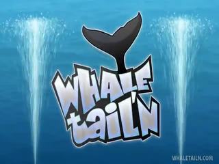 迷人 金發 表現 whale tail