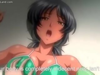 Busty Anime Teen In fascinating Swimsuit Jizzed Part6
