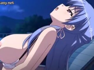 Busty Anime young female Delighting Hard dick