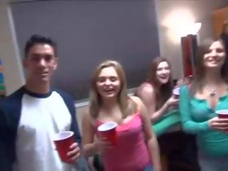 Elite college party with very drunk students