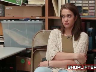 Naughty Shoplifting Hottie Backroom Spy-Cam adult clip