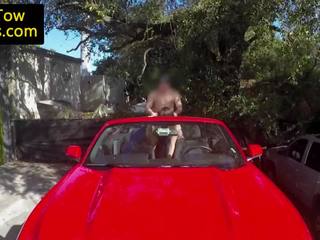 Amatir feature doggystyled by tow truck driver: free xxx clip 40